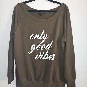 Olive green sweater